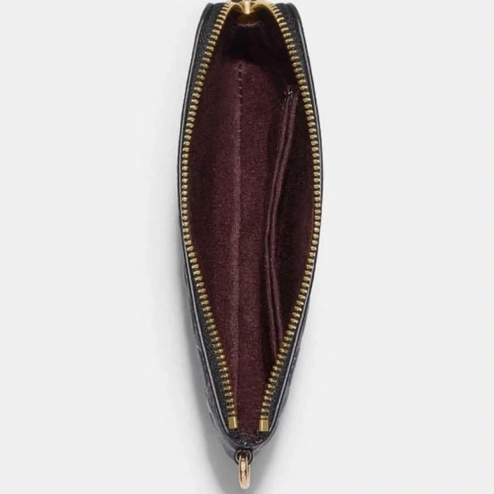 Coach Signature Patent Wristlet with 2 Charms - Picture 3 of 4